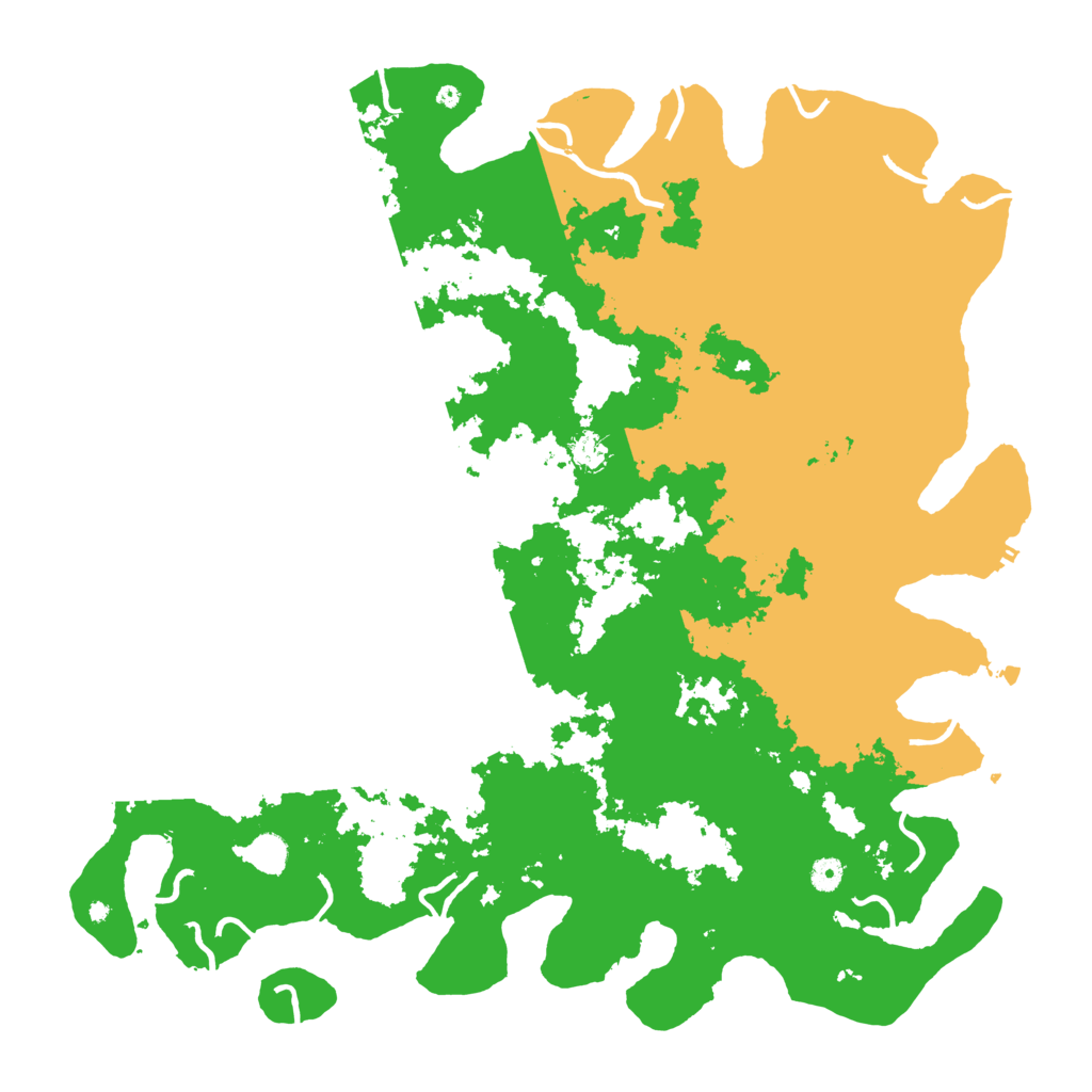 Biome Rust Map: Procedural Map, Size: 5000, Seed: 1378812939