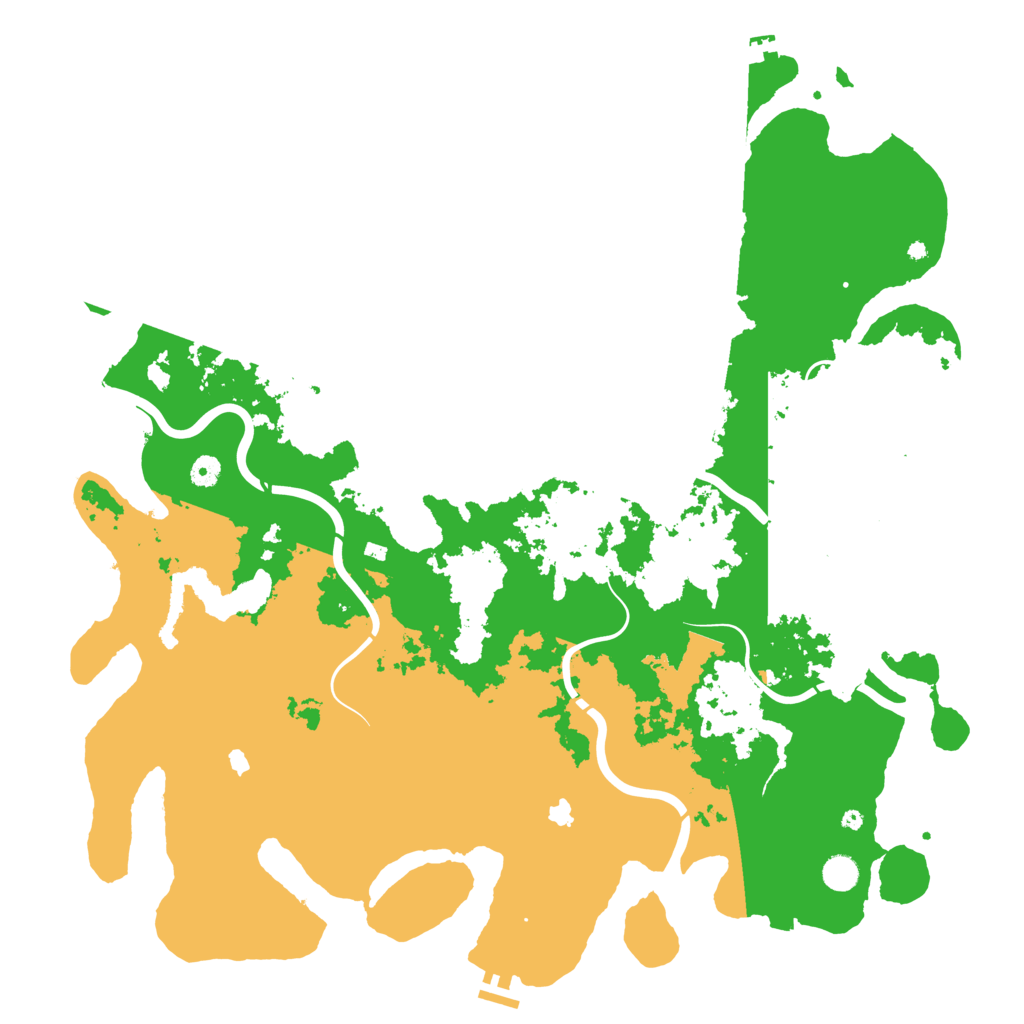 Biome Rust Map: Procedural Map, Size: 5000, Seed: 233