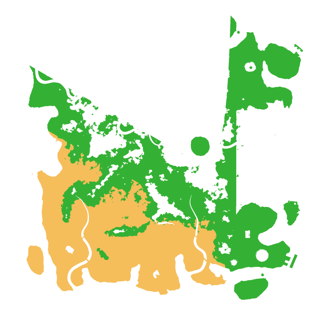 Biome Rust Map: Procedural Map, Size: 4500, Seed: 3445569