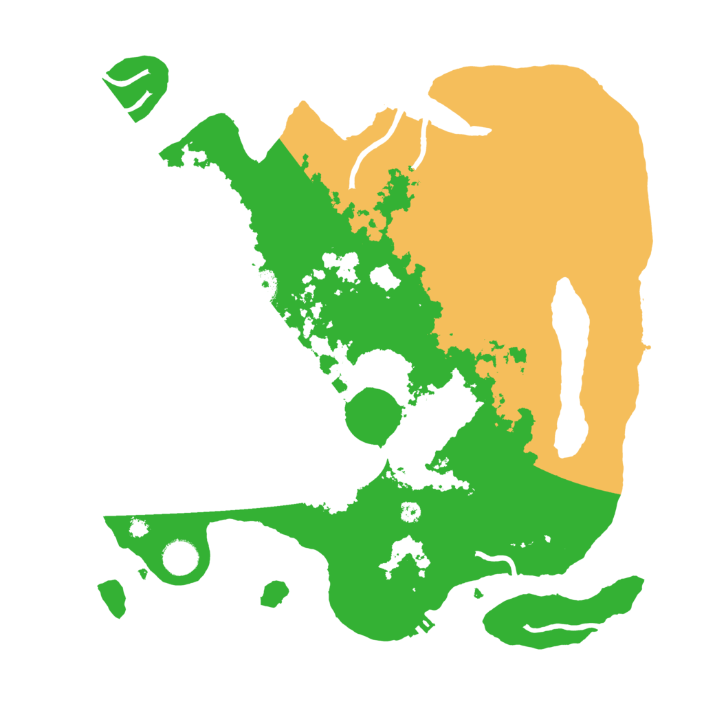 Biome Rust Map: Procedural Map, Size: 3500, Seed: 1198806333