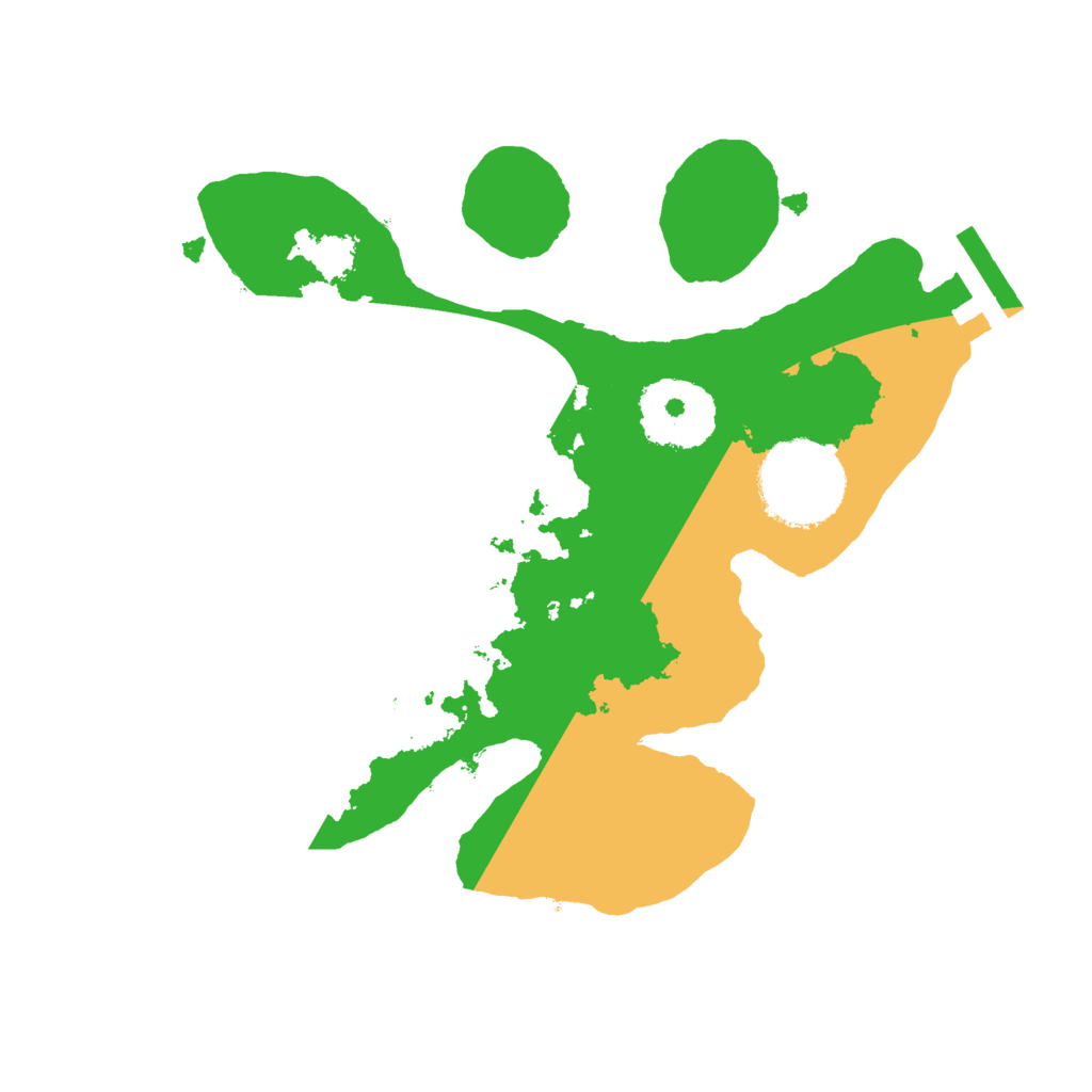 Biome Rust Map: Procedural Map, Size: 2250, Seed: 208764