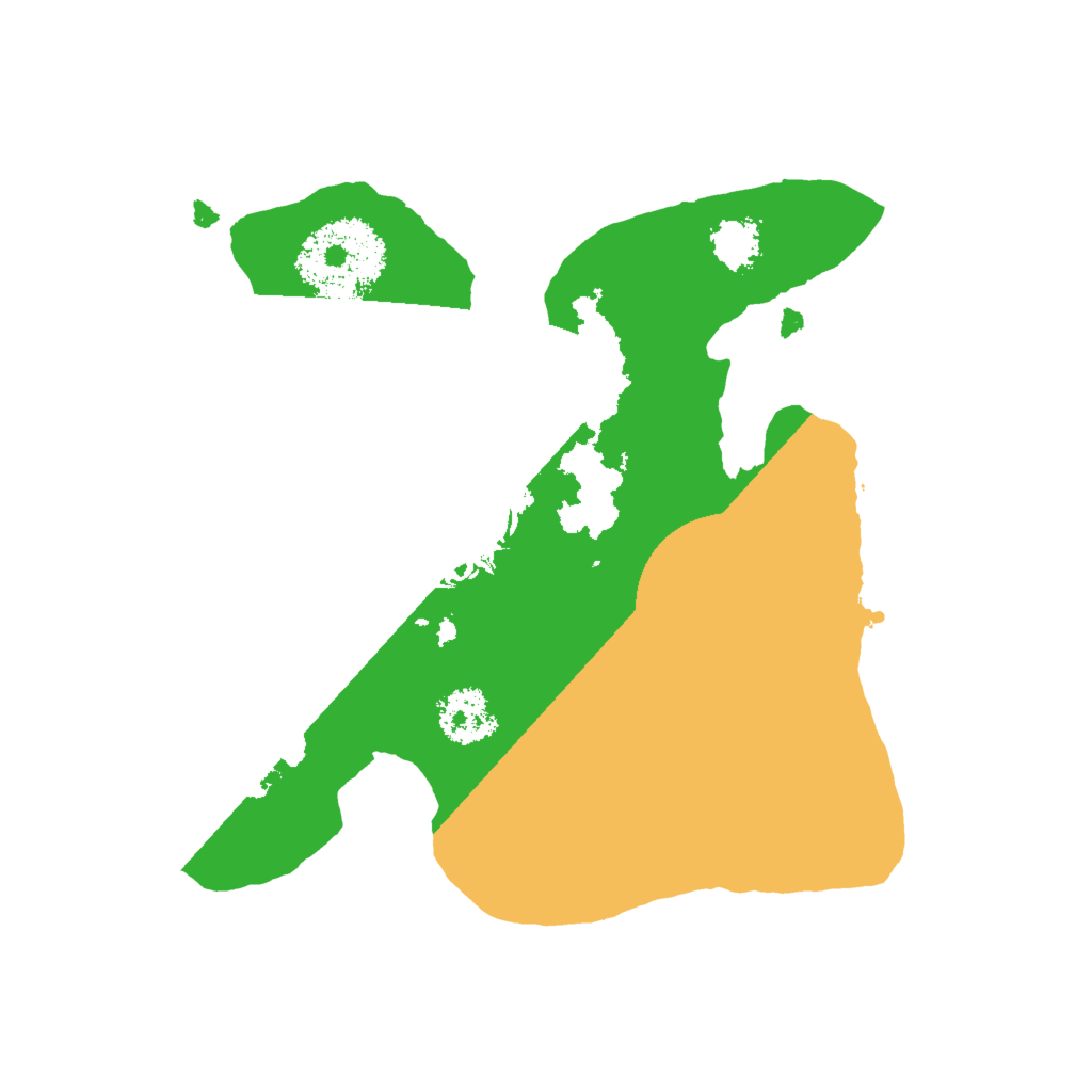 Biome Rust Map: Procedural Map, Size: 2000, Seed: 11611