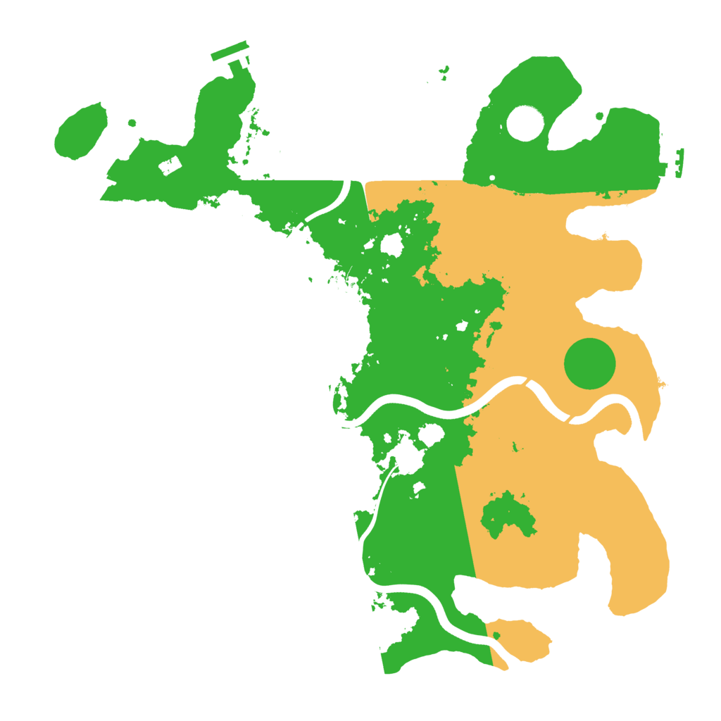 Biome Rust Map: Procedural Map, Size: 3700, Seed: 224476994