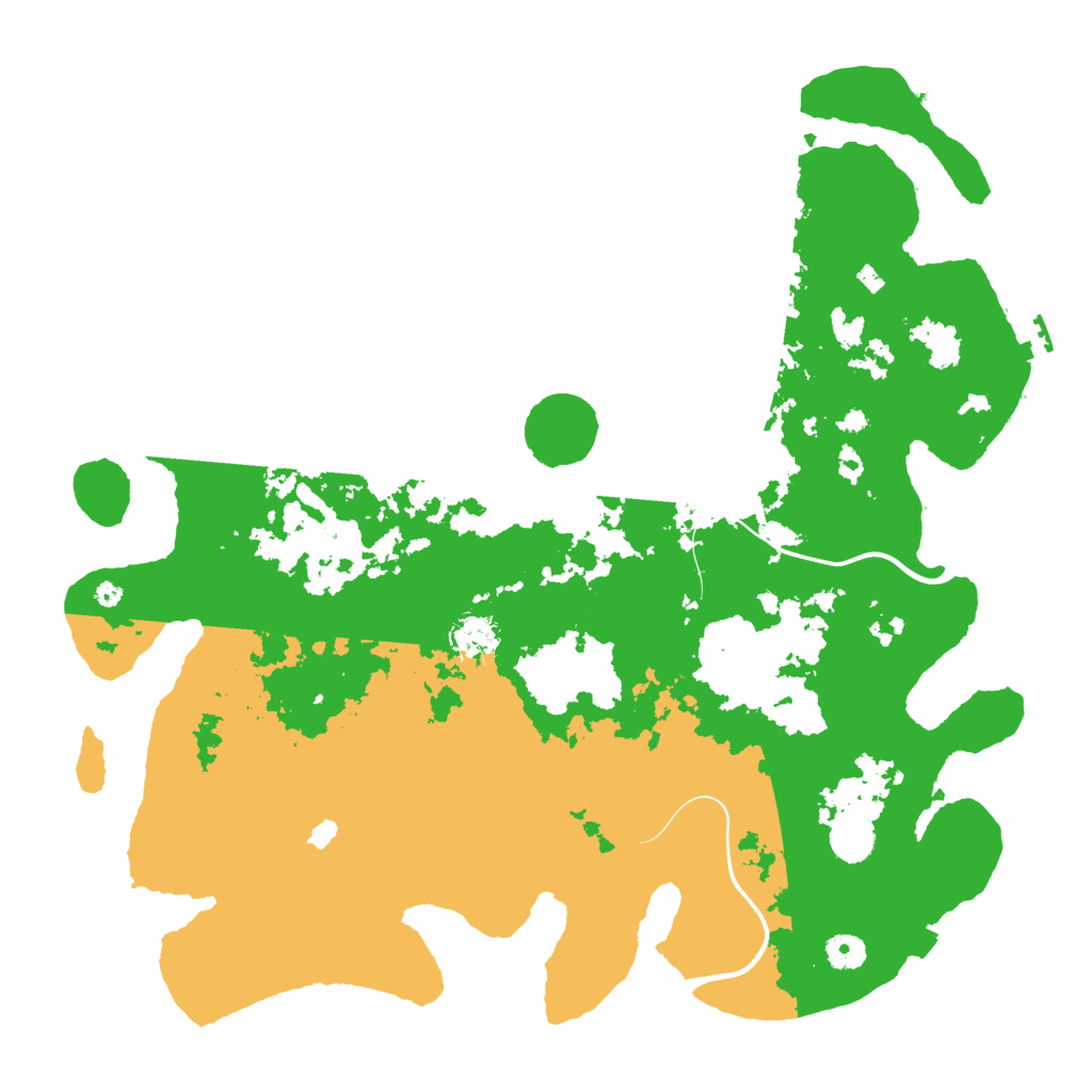 Biome Rust Map: Procedural Map, Size: 4300, Seed: 68165225
