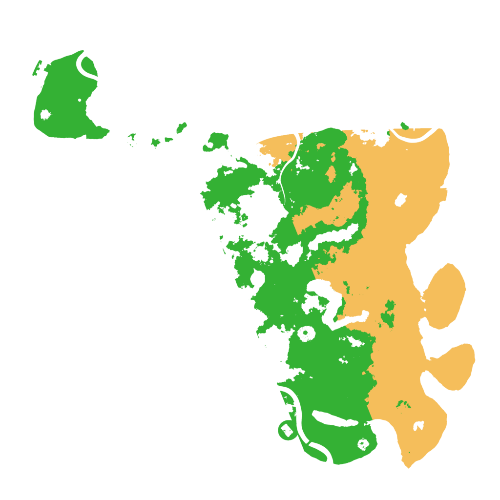 Biome Rust Map: Procedural Map, Size: 4500, Seed: 2991586