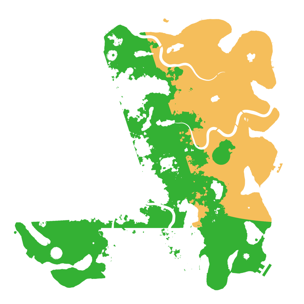 Biome Rust Map: Procedural Map, Size: 4500, Seed: 4428173