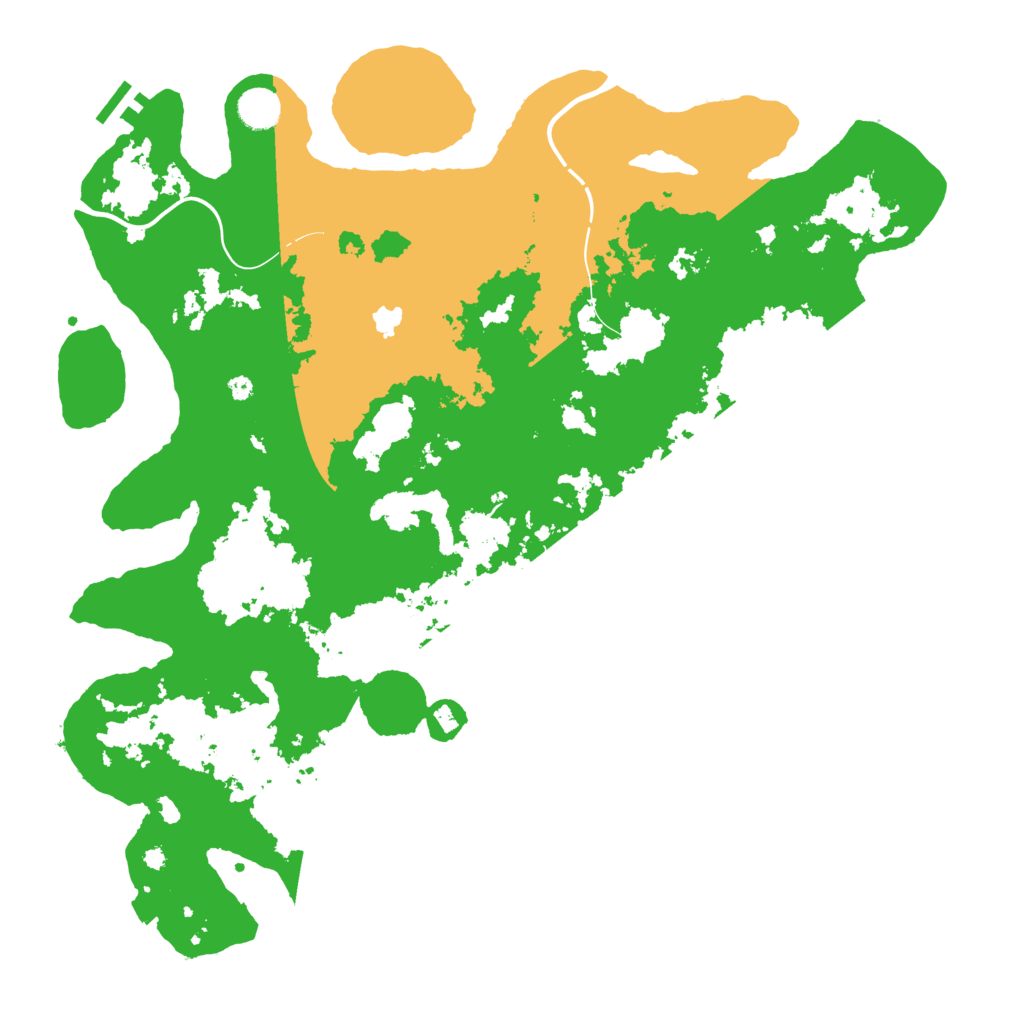 Biome Rust Map: Procedural Map, Size: 4300, Seed: 898927100