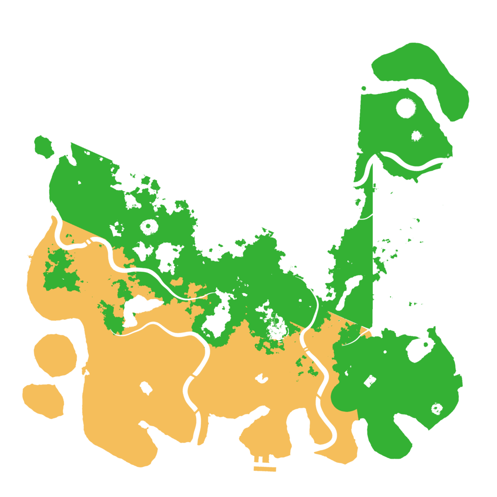 Biome Rust Map: Procedural Map, Size: 4500, Seed: 4228969