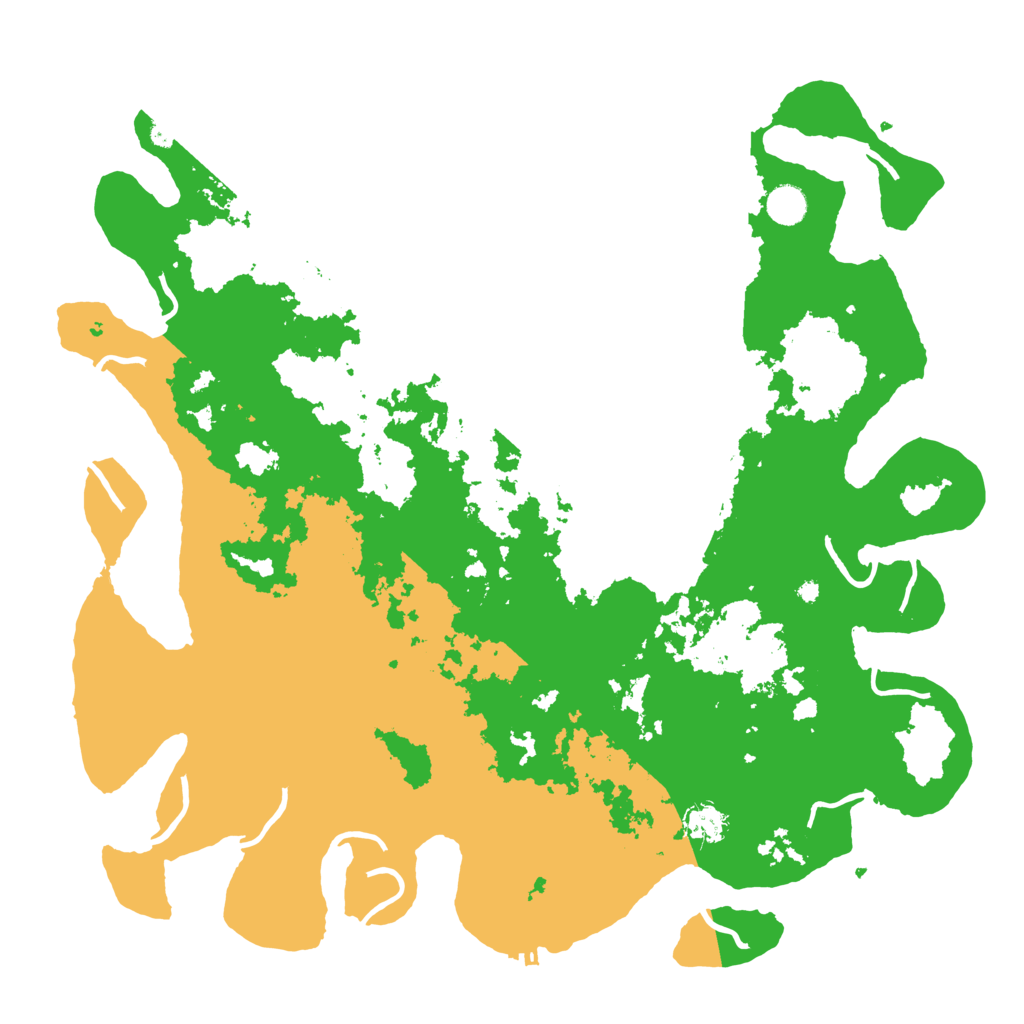 Biome Rust Map: Procedural Map, Size: 4500, Seed: 5206310
