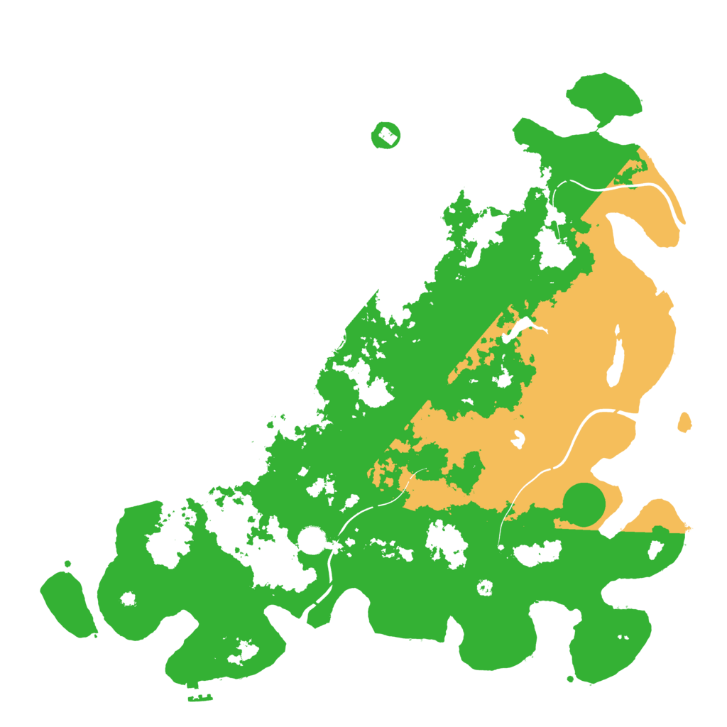 Biome Rust Map: Procedural Map, Size: 4500, Seed: 5027735