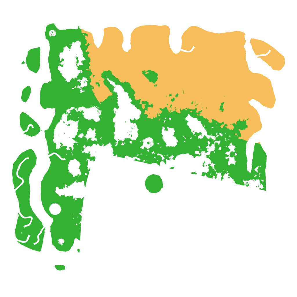 Biome Rust Map: Procedural Map, Size: 4500, Seed: 5703421