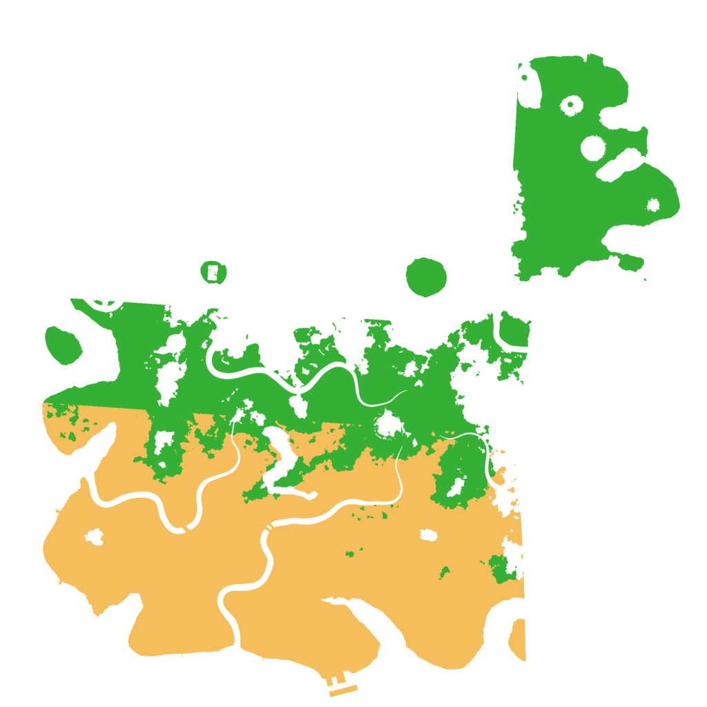 Biome Rust Map: Procedural Map, Size: 5000, Seed: 14456