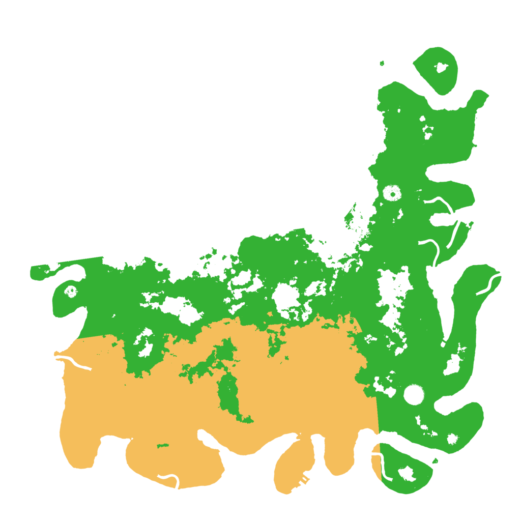Biome Rust Map: Procedural Map, Size: 4500, Seed: 2020919