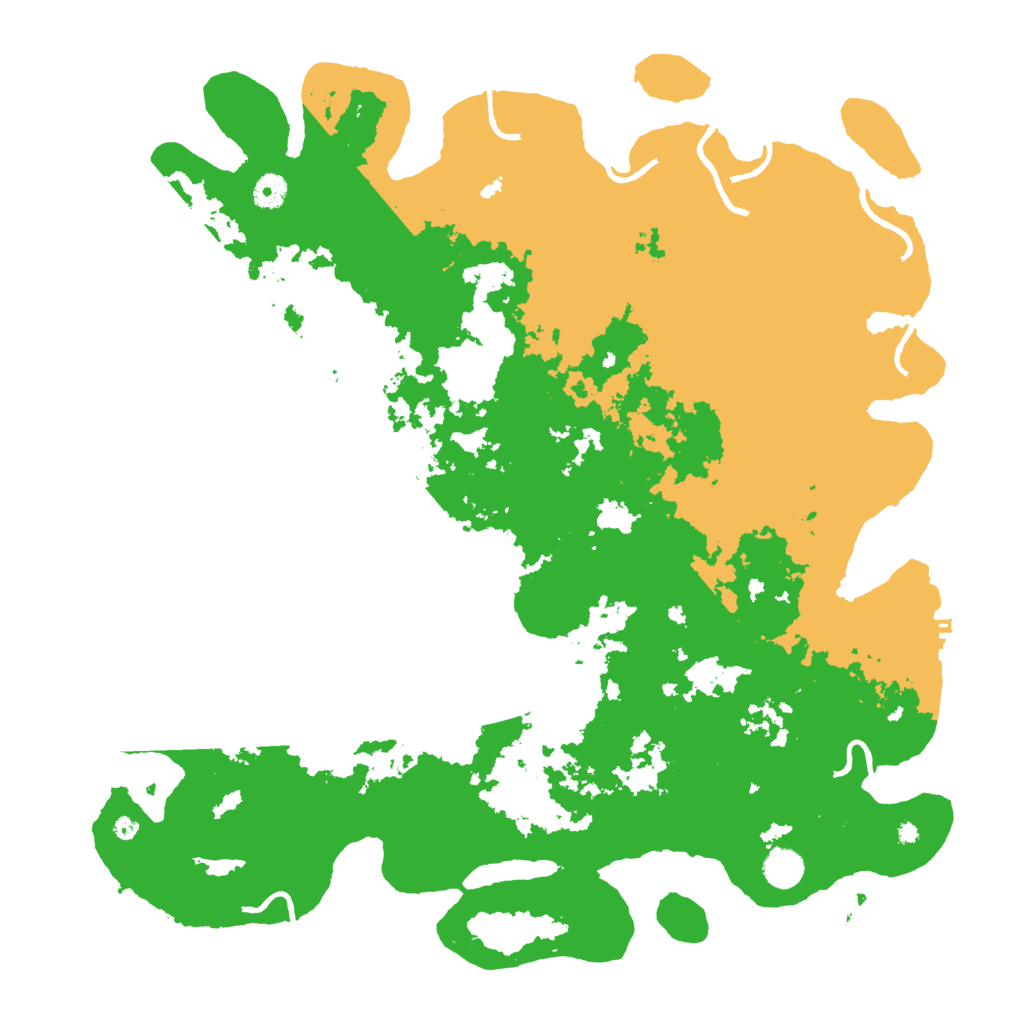 Biome Rust Map: Procedural Map, Size: 4500, Seed: 3283593