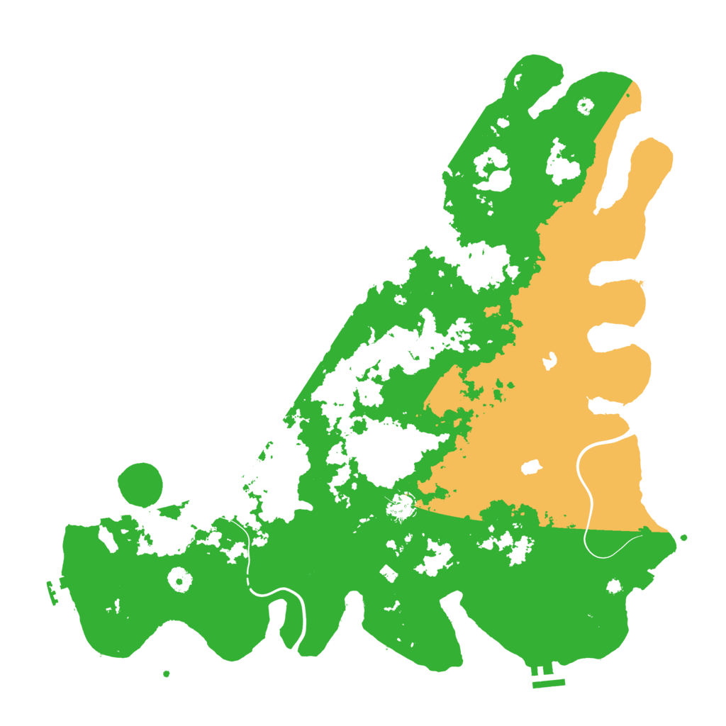 Biome Rust Map: Procedural Map, Size: 4500, Seed: 6061710