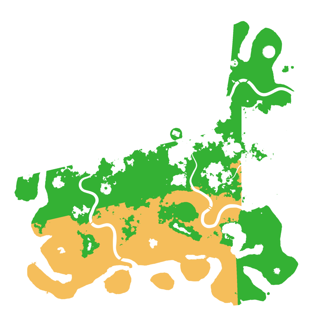 Biome Rust Map: Procedural Map, Size: 4500, Seed: 205429