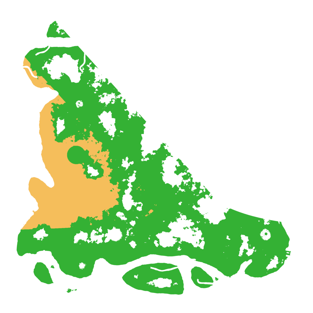 Biome Rust Map: Procedural Map, Size: 4500, Seed: 4140400