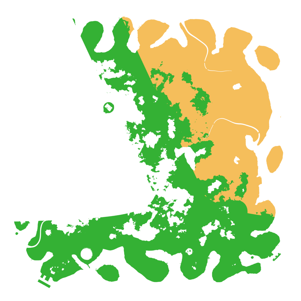 Biome Rust Map: Procedural Map, Size: 4500, Seed: 1010691