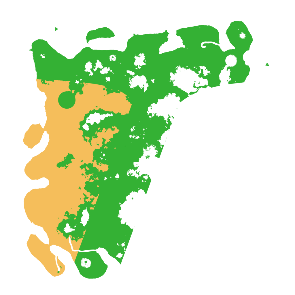 Biome Rust Map: Procedural Map, Size: 4500, Seed: 4537915