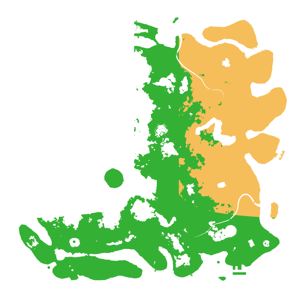 Biome Rust Map: Procedural Map, Size: 4500, Seed: 818574