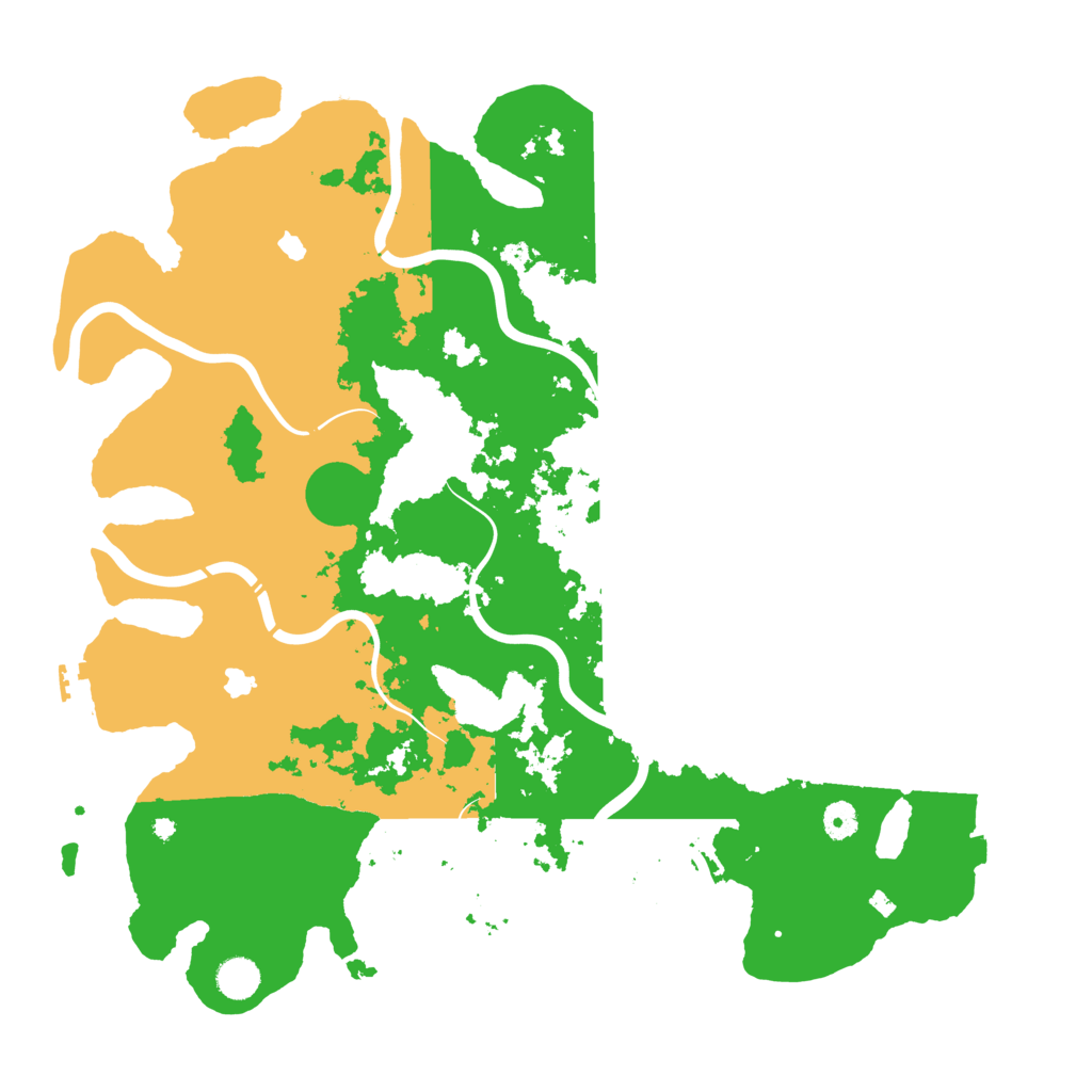 Biome Rust Map: Procedural Map, Size: 4500, Seed: 2855911