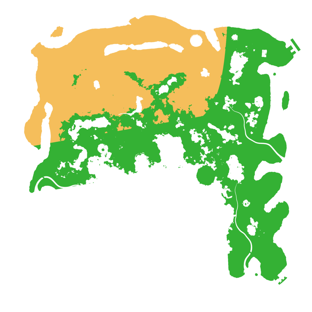 Biome Rust Map: Procedural Map, Size: 4500, Seed: 621914