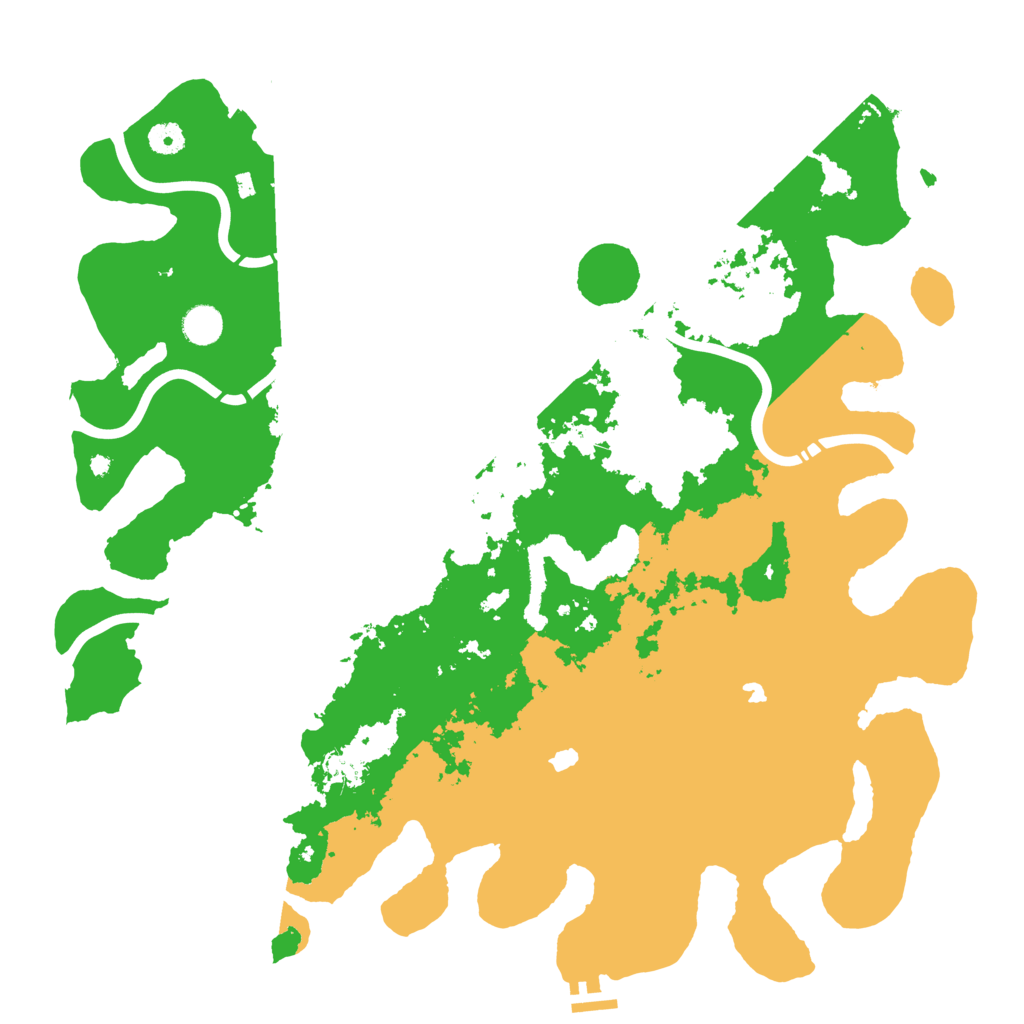 Biome Rust Map: Procedural Map, Size: 4500, Seed: 3441494