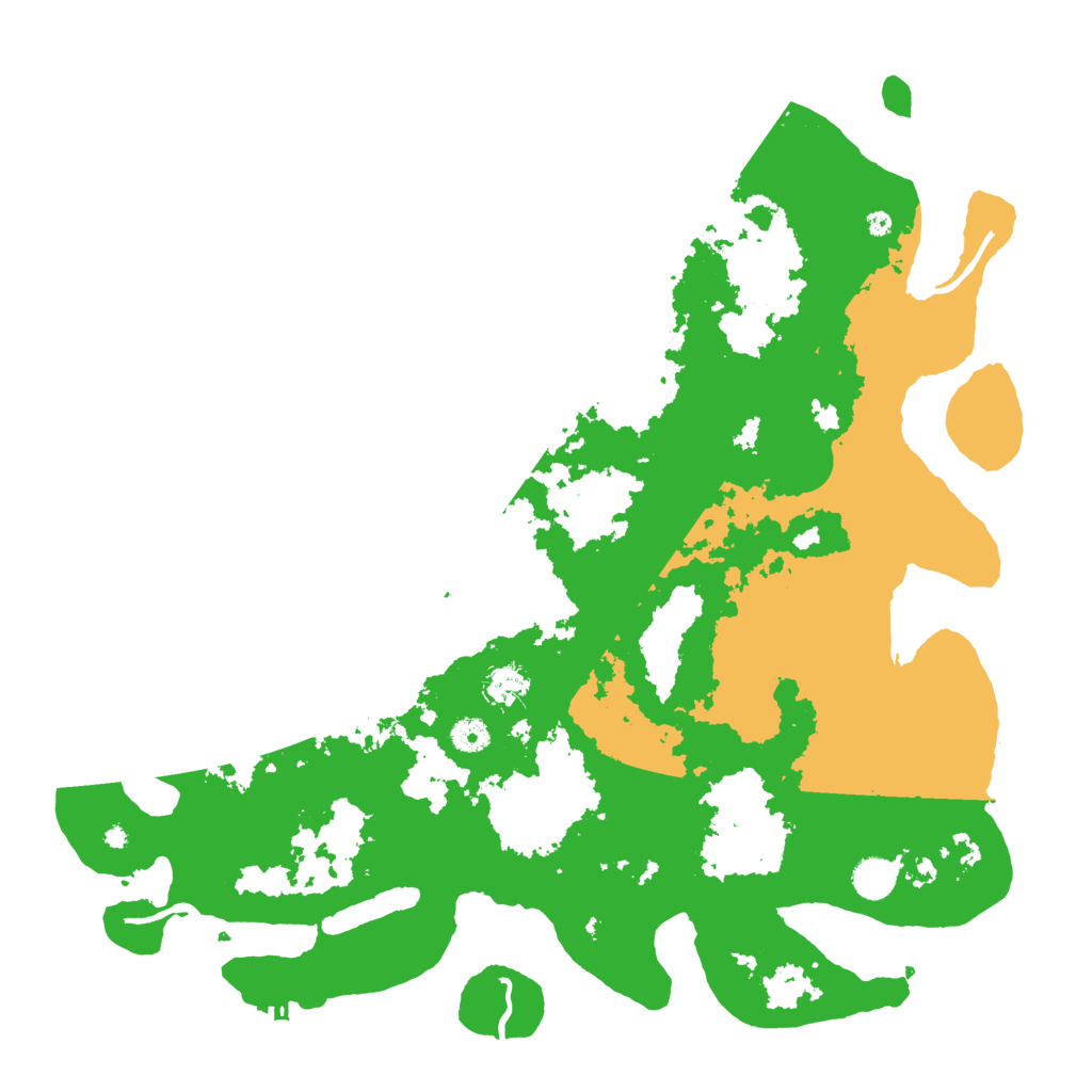 Biome Rust Map: Procedural Map, Size: 4500, Seed: 3178065