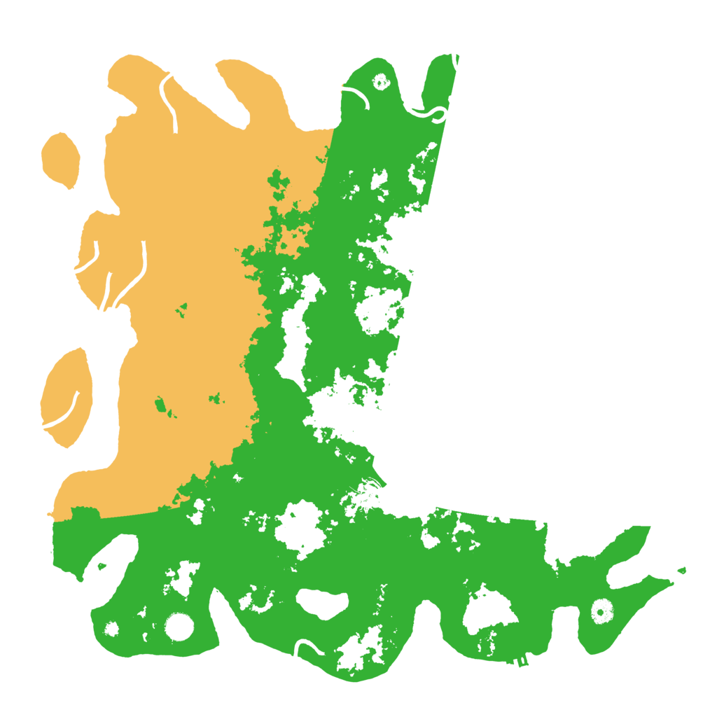 Biome Rust Map: Procedural Map, Size: 4500, Seed: 4290205