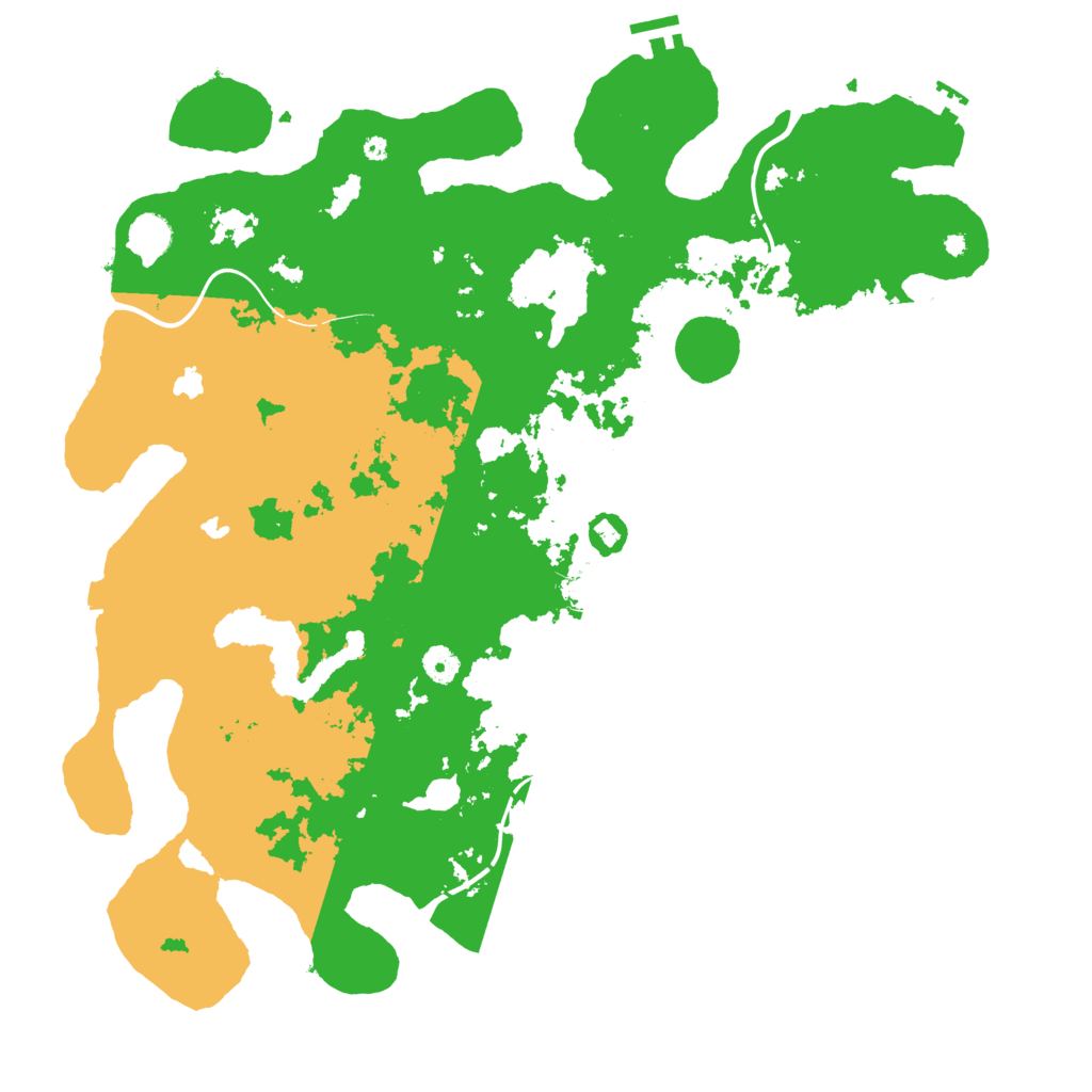 Biome Rust Map: Procedural Map, Size: 4500, Seed: 6045235