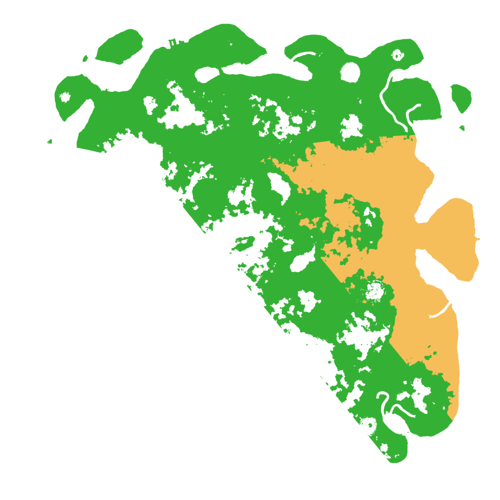 Biome Rust Map: Procedural Map, Size: 4500, Seed: 1051441