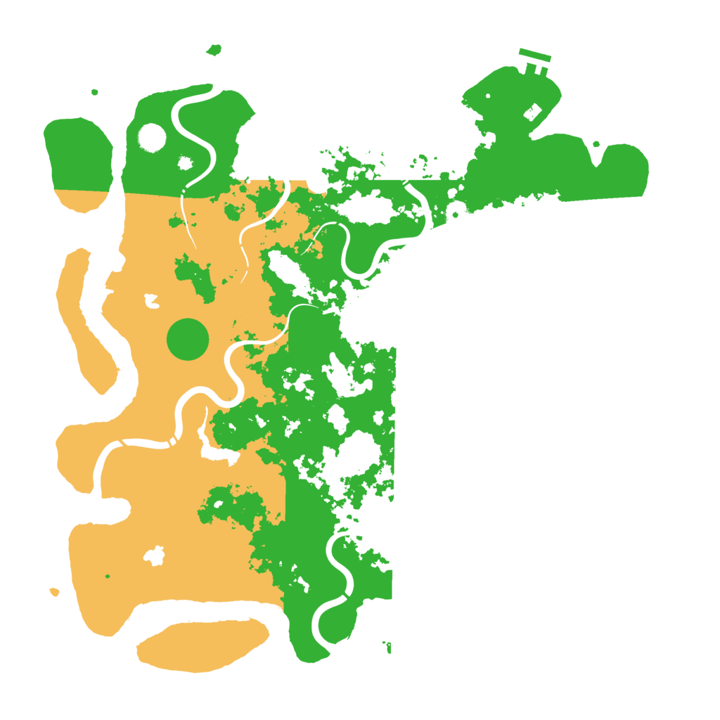 Biome Rust Map: Procedural Map, Size: 4500, Seed: 6196252