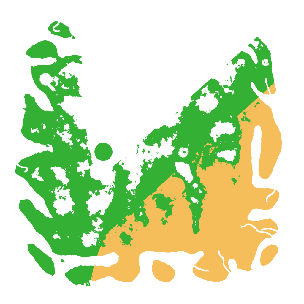 Biome Rust Map: Procedural Map, Size: 4500, Seed: 3591007