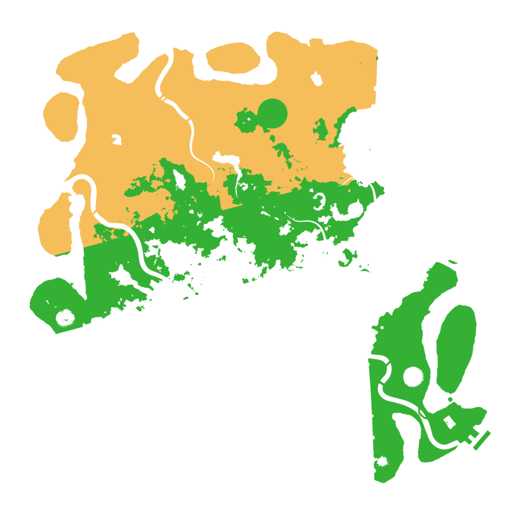 Biome Rust Map: Procedural Map, Size: 4500, Seed: 4050723