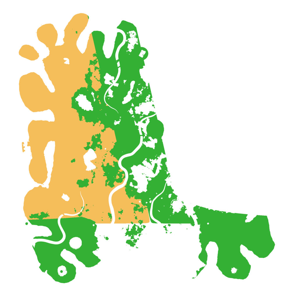 Biome Rust Map: Procedural Map, Size: 4500, Seed: 2599969