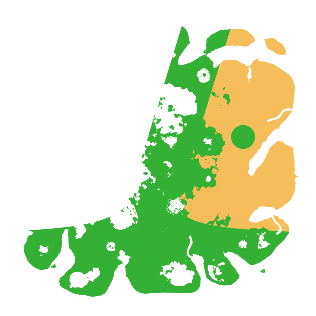 Biome Rust Map: Procedural Map, Size: 3500, Seed: 60113