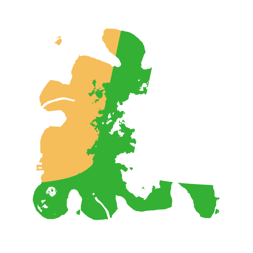 Biome Rust Map: Procedural Map, Size: 2666, Seed: 3491470
