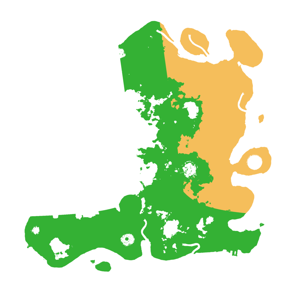 Biome Rust Map: Procedural Map, Size: 3500, Seed: 5835140