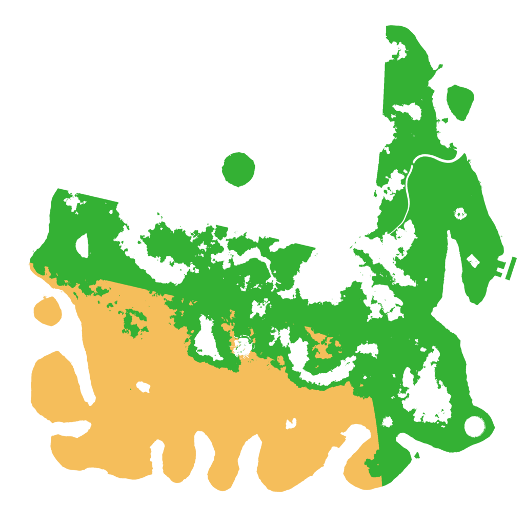 Biome Rust Map: Procedural Map, Size: 4500, Seed: 2666311