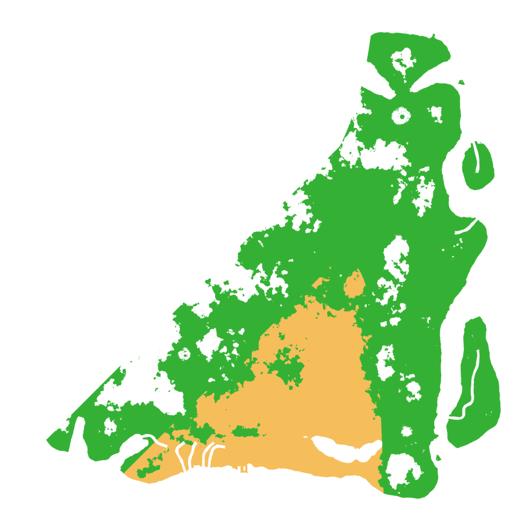 Biome Rust Map: Procedural Map, Size: 4500, Seed: 1940154