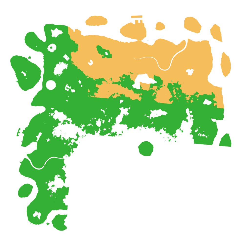 Biome Rust Map: Procedural Map, Size: 4500, Seed: 2064565