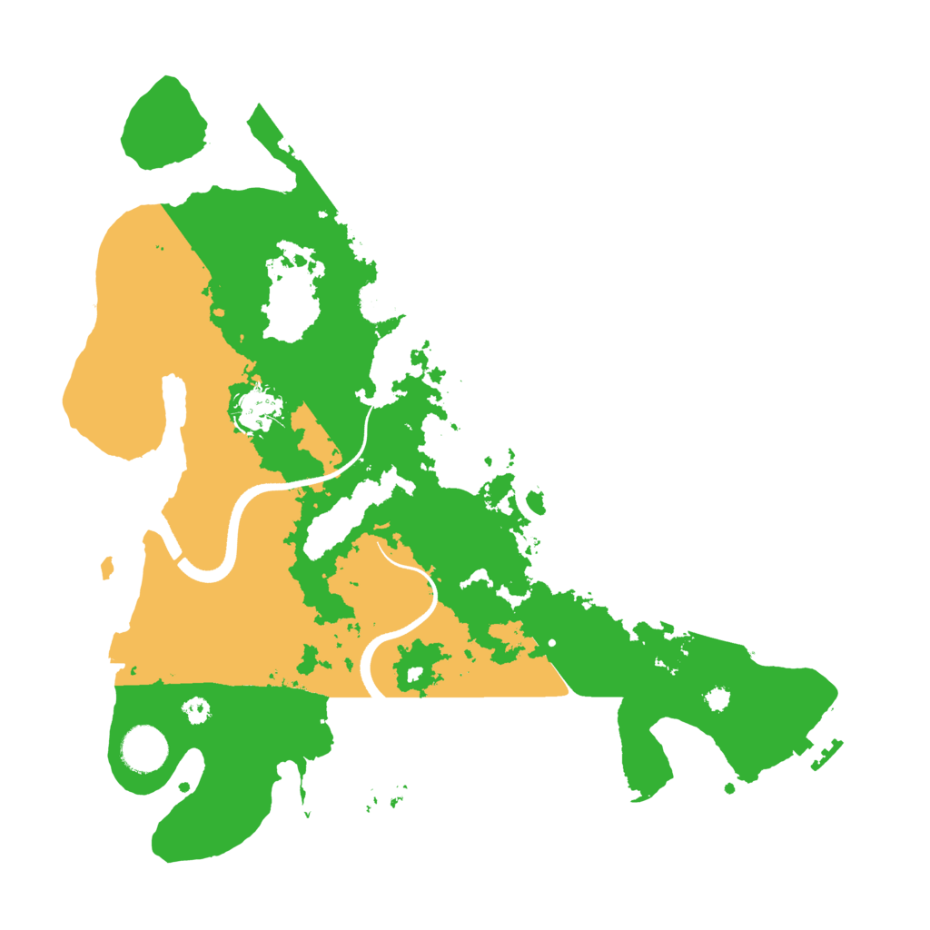 Biome Rust Map: Procedural Map, Size: 3500, Seed: 320847160