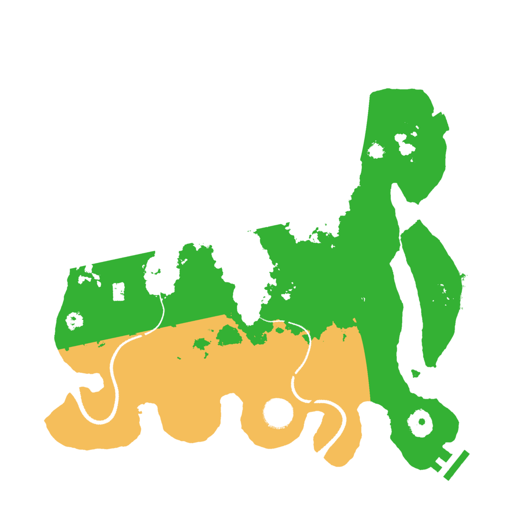 Biome Rust Map: Procedural Map, Size: 3000, Seed: 1481095743