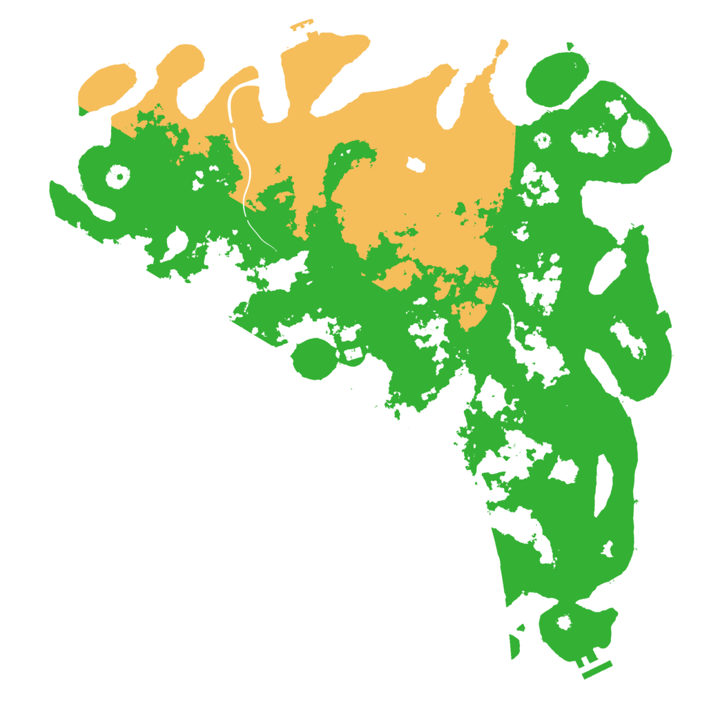 Biome Rust Map: Procedural Map, Size: 4500, Seed: 6330977