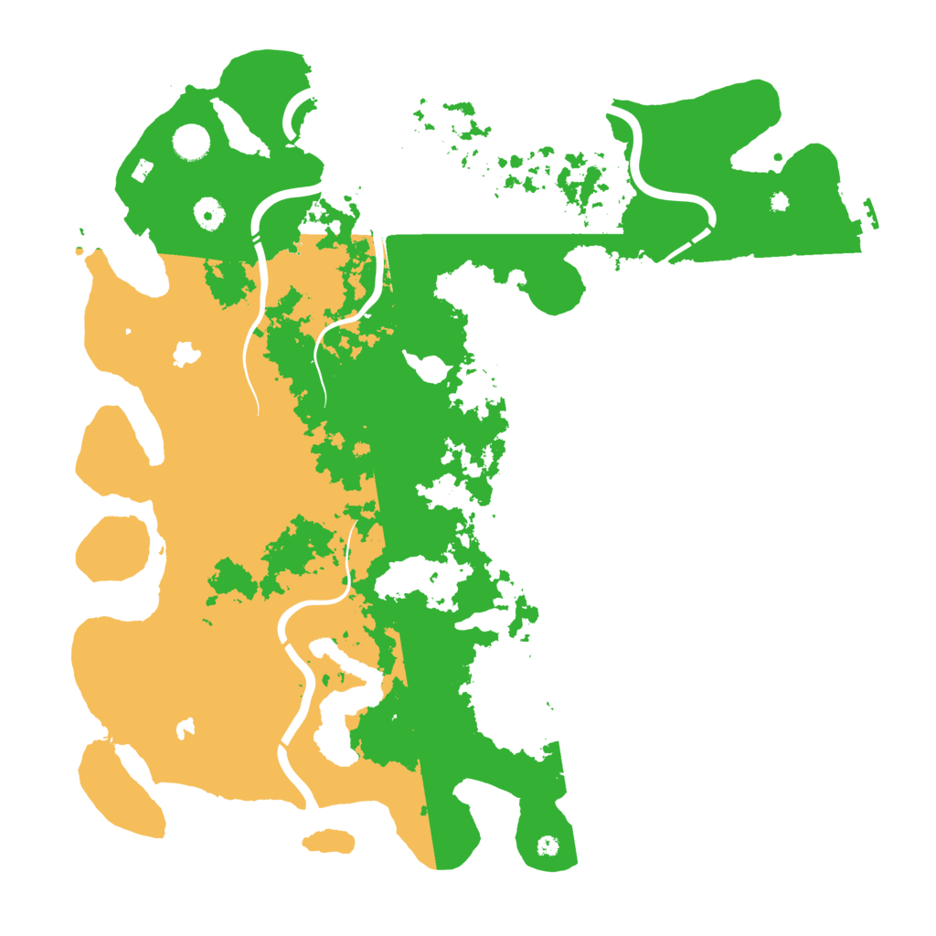 Biome Rust Map: Procedural Map, Size: 4500, Seed: 2276807
