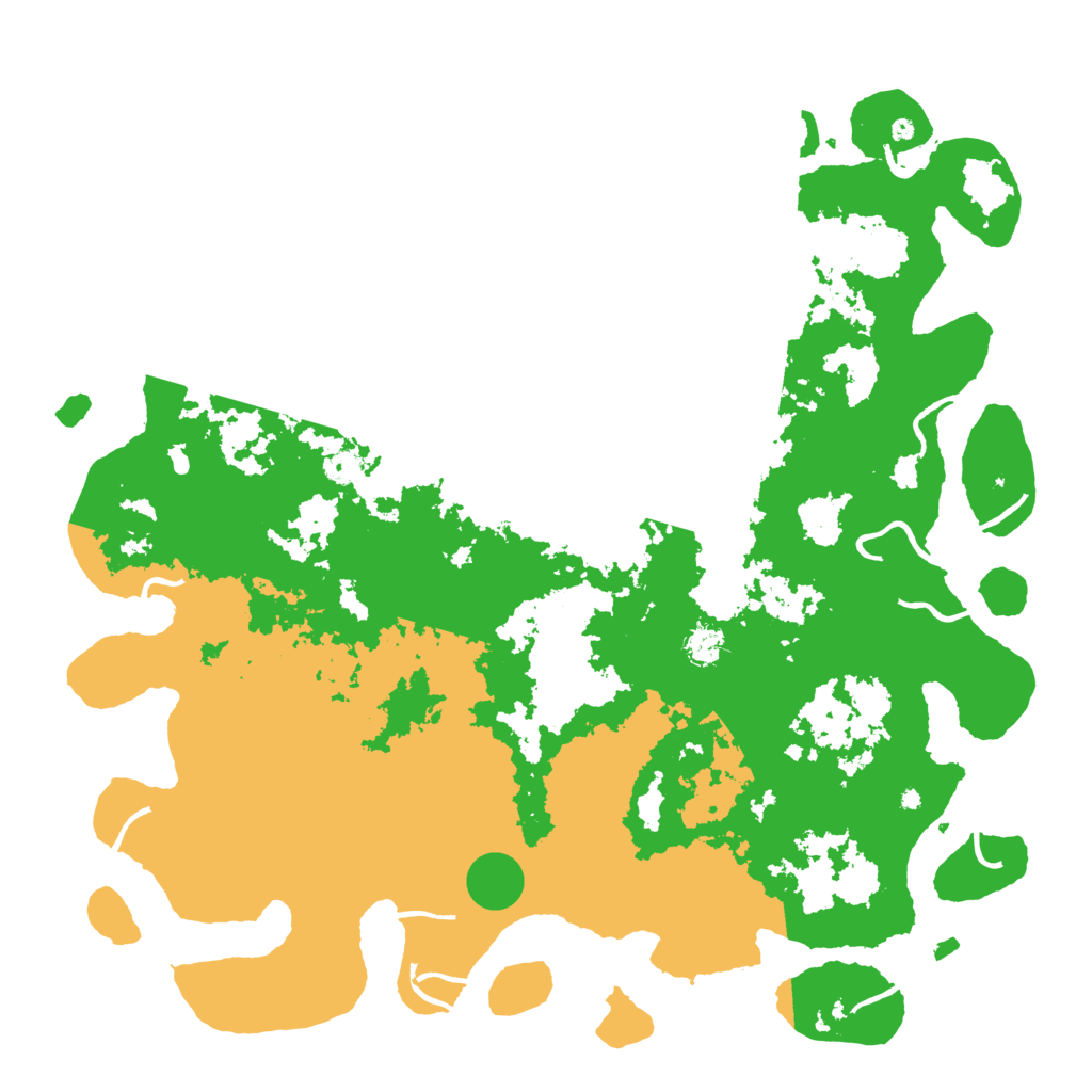 Biome Rust Map: Procedural Map, Size: 5000, Seed: 1268