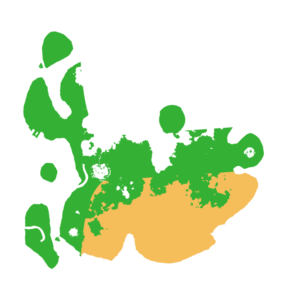 Biome Rust Map: Procedural Map, Size: 3000, Seed: 1607121809