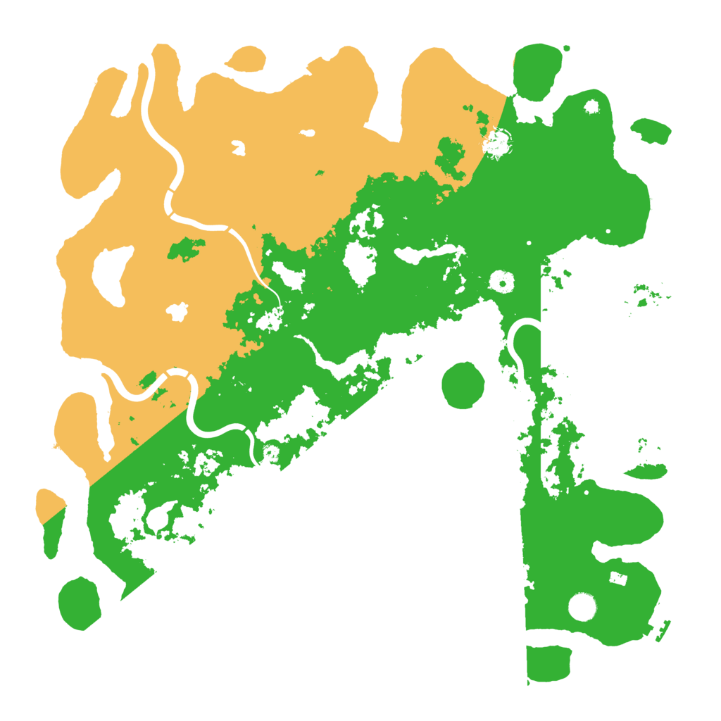 Biome Rust Map: Procedural Map, Size: 4500, Seed: 2617361