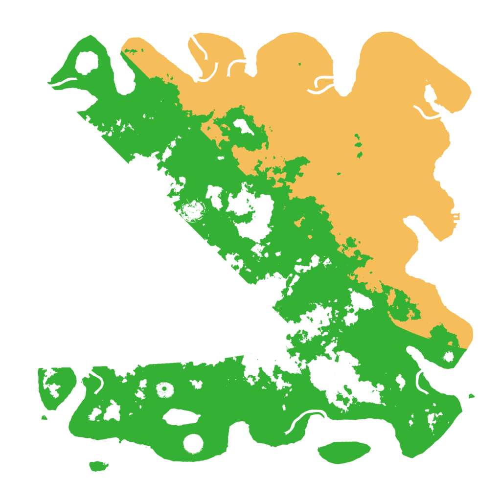 Biome Rust Map: Procedural Map, Size: 4500, Seed: 4742446