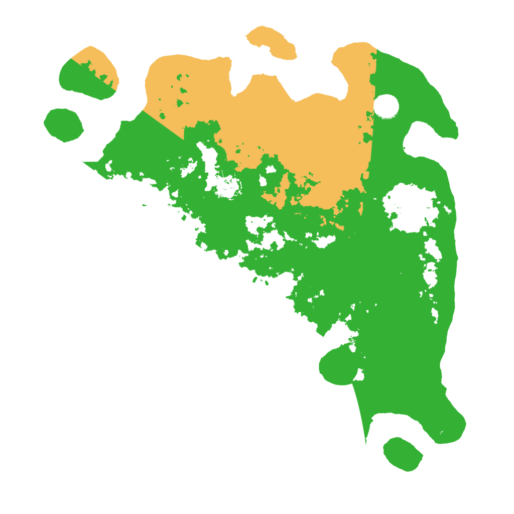 Biome Rust Map: Barren, Size: 3700, Seed: 135